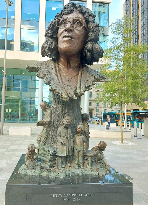 Betty Campbell statute in Central Square, Cardiff (1)