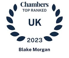 Blake Morgan Chambers Top Ranked UK 2023