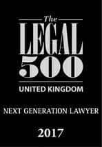 Legal 500 Next Generation Lawyer 2017