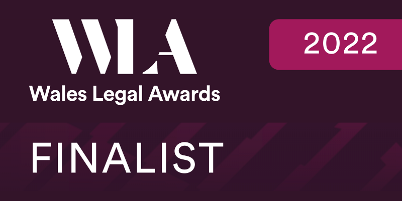 Wales Legal Awards 2022 Finalist